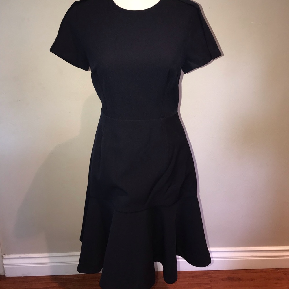 Banana Republic Navy Drop-Waist Dress Sz 6